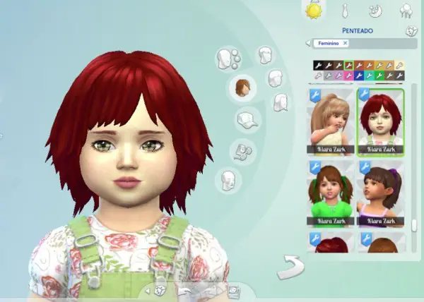 Mystufforigin: Bumbling Hair for Toddlers for Sims 4
