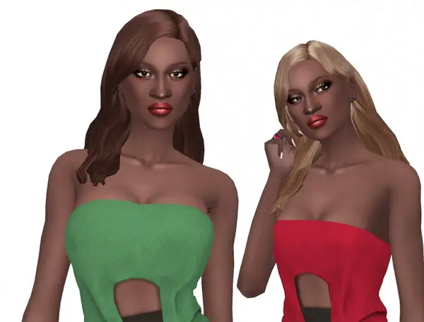 Sims Fun Stuff: Kiara`s Scarlett hair retextured for Sims 4