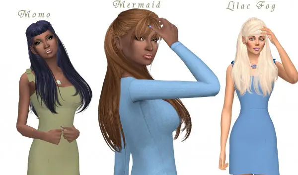 Sims Fun Stuff: Hair and bangs Part 2 for Sims 4