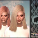 Sims 4 Hairs ~ Slythersim: Cazy’s Sandy Clayified