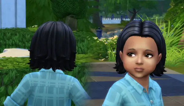 Mystufforigin: James Hair for Toddlers for Sims 4