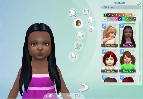 Mystufforigin: Innovation Hair for Toddlers for Sims 4