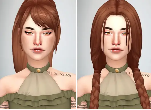 Tranquility Sims: Hair Dump in My New Palette for Sims 4