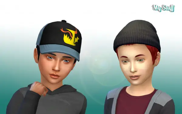 Mystufforigin: Robert Hair for Boys for Sims 4