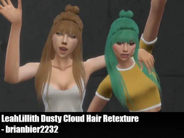 The Sims Resource: LeahLillith`s Dusty Cloud Retextured by brian.bier for Sims 4