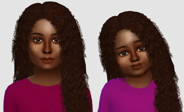 Simiracle: Alessia, Luna and Kai hairs retextured for Sims 4