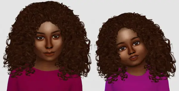 Simiracle: Alessia, Luna and Kai hairs retextured for Sims 4