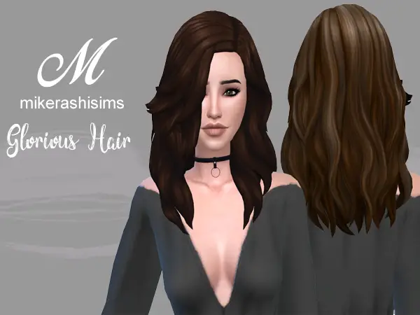 Mikerashi: Glorious Hair for Sims 4
