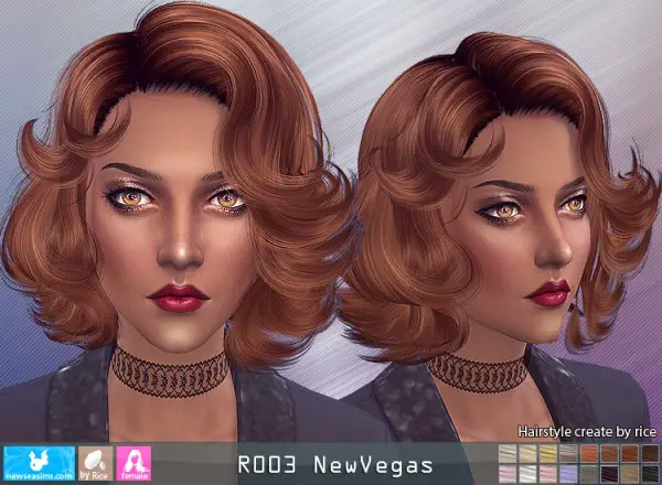 NewSea: R003 NewVegas hair for Sims 4