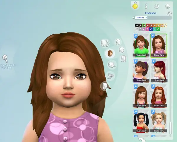 Mystufforigin: Autumn Hair for Toddlers for Sims 4
