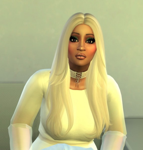 Sims Fun Stuff: Nightcrawler`s Snow hair retextured for Sims 4