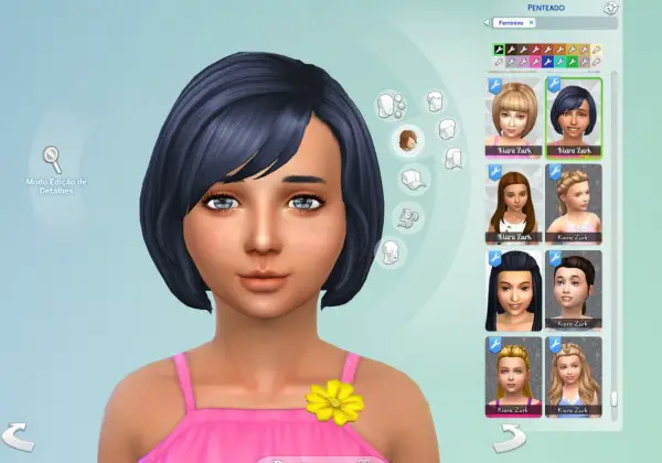 Mystufforigin: Layla Hairs retextured for Girls for Sims 4