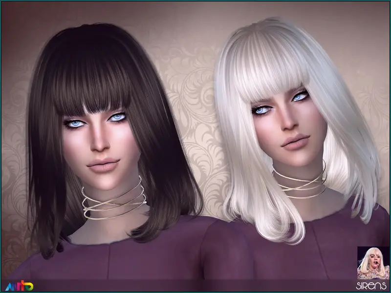 The Sims Resource Sirens Hair By Anto Sims 4 Hairs