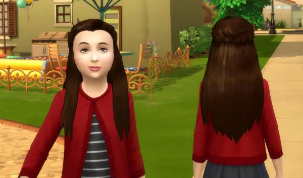 Mystufforigin: Małgorzata Hair for Girls for Sims 4