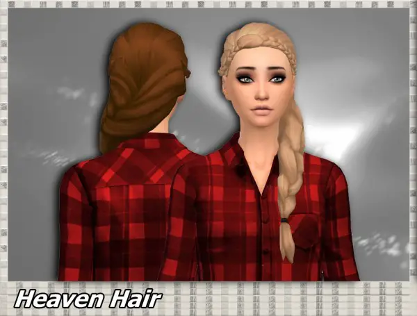 Mikerashi: Heaven Hair for Sims 4