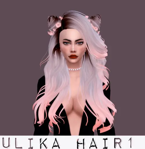 UliKa: Hair 1 retextured for Sims 4
