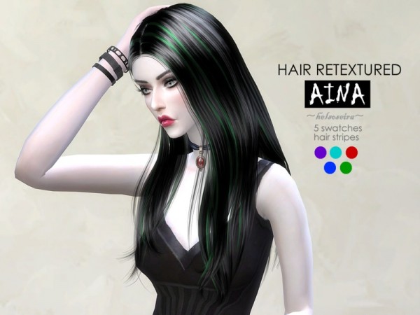 The Sims Resource: WINGS OS0530 hair retextured by Helsoseira for Sims 4