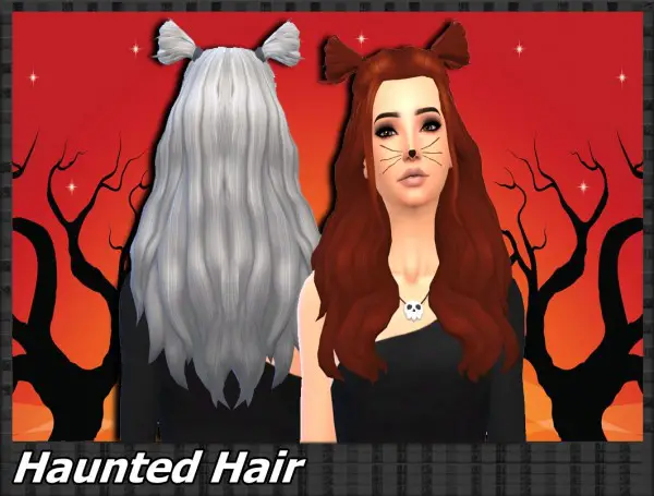 Mikerashi: Haunted Hair for Sims 4