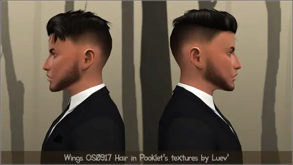 Mertiuza: Wintg  0917 hair retextured for Sims 4