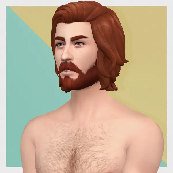 Busted Pixels: Wavy Hair Edit for Sims 4