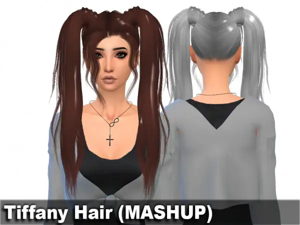 Mikerashi: Tiffany Hair for Sims 4