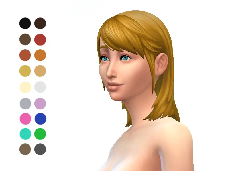 Medium Hairstyles Sims 4