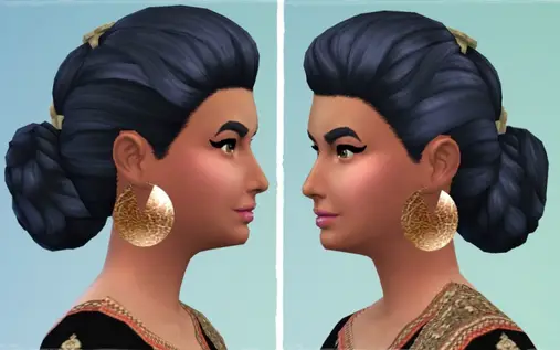 Birksches sims blog: Indian hair retextured for Sims 4