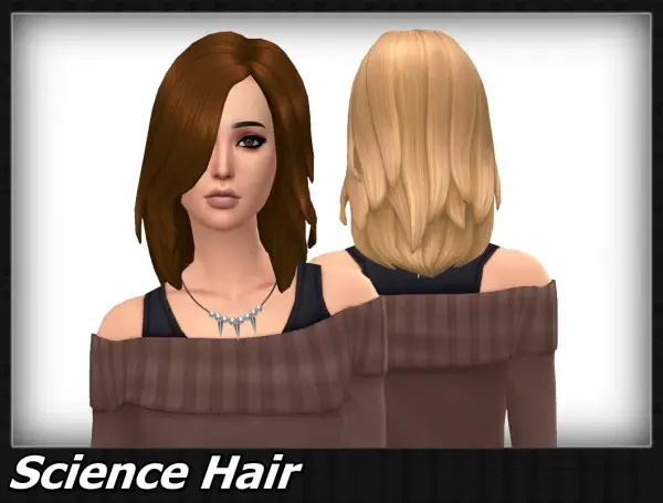 Mikerashi: Science Hair for Sims 4
