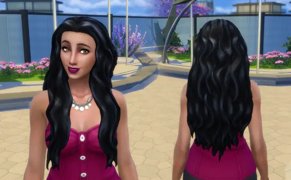 Mystufforigin: Jessica Hair retextured for Sims 4