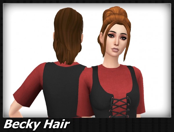 Mikerashi: Becky Hair for Sims 4