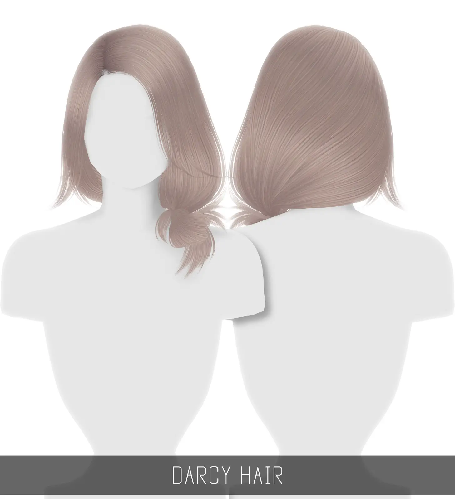 Simpliciaty: Darcy hair ~ Sims 4 Hairs