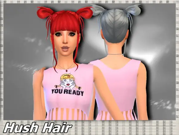 Mikerashi: Hush Hair for Sims 4