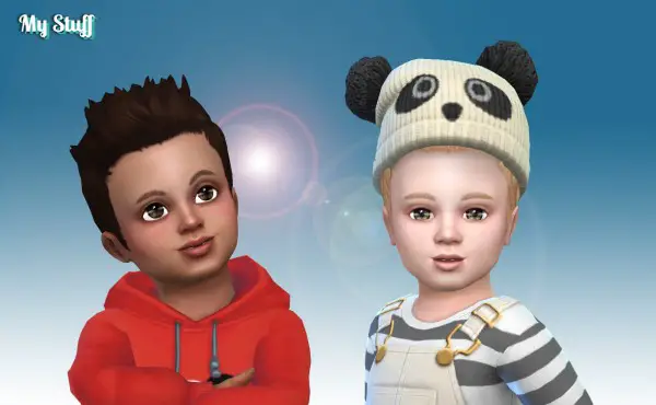 Mystufforigin: Robert Hair for Toddlers for Sims 4