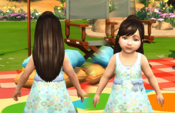 Mystufforigin: Natalie Hair retextured for Sims 4