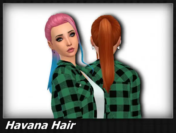 Mikerashi: Havana Hair for Sims 4