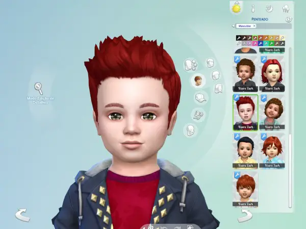 Mystufforigin: Robert Hair for Toddlers for Sims 4