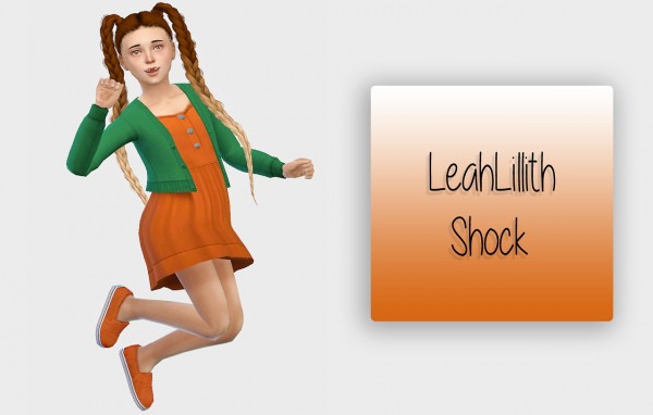 Simiracle: LeahLillith`s Shock hair retextured for Sims 4