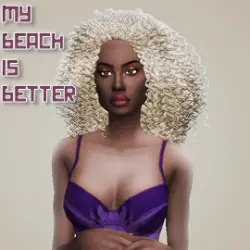 Simsworkshop: My Beach is Better Hair Recolor by simblrdearie for Sims 4
