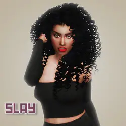 Simsworkshop: Slay Hair Recolored by simblrdearie for Sims 4