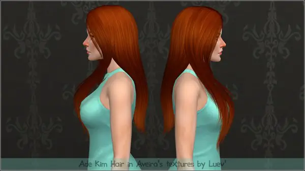 Mertiuza: Ade Darma`s Kim hair retextured for Sims 4