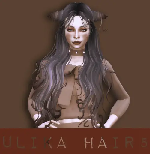UliKa: Convert hair 5 for Sims 4