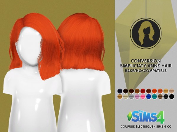 Coupure Electrique: Simpliciaty`s toddlers collection hair retextured part 1 for Sims 4
