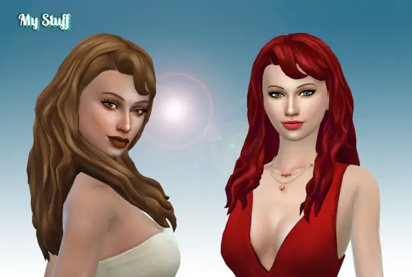 Mystufforigin: Daisy Hair Version 2 for Sims 4