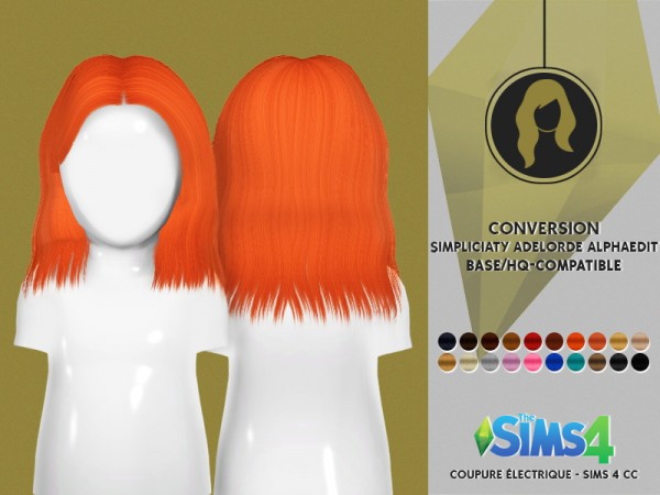 Coupure Electrique: Simpliciaty`s toddlers collection hair retextured part 1 for Sims 4