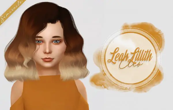 Simiracle: LeahLillith`s Clio hair retextured   Kids Version for Sims 4