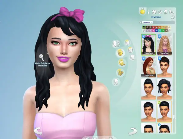 Mystufforigin: Daisy Hair retextured for Sims 4