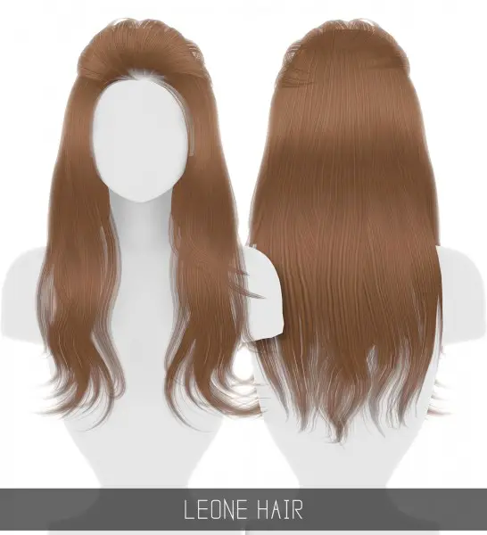 Simpliciaty: Leone hair for Sims 4