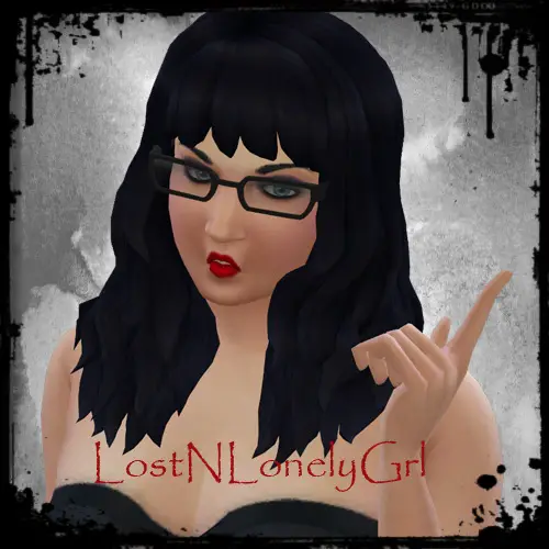 Mod The Sims: Dipped Hair recolored by LostNlonelyGrl86 for Sims 4