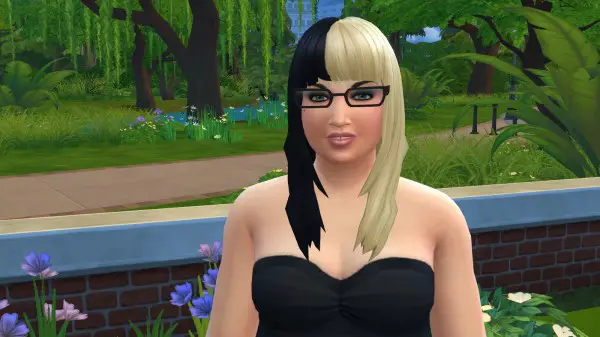 Mod The Sims: Bangs2Tone In Black Multi Colors by LostNlonelyGrl86 for Sims 4
