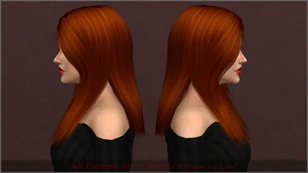 Mertiuza: Ade Darma`s Elizabeth hair retexttred for Sims 4